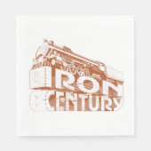 Serviettes en papier du siècle en fer (Devant)