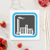 Serviettes en papier d'usine (En situation)