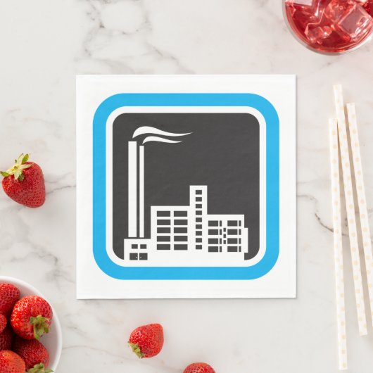 Serviettes en papier d'usine (En situation)