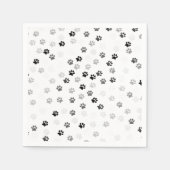 Serviettes en papier Empreintes de pattes pour Amo (Devant)