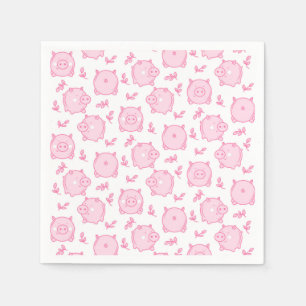 Serviettes en papier en forme de cochon, Articles