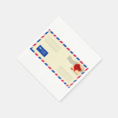 Serviettes en papier enveloppe de courrier (Coin)