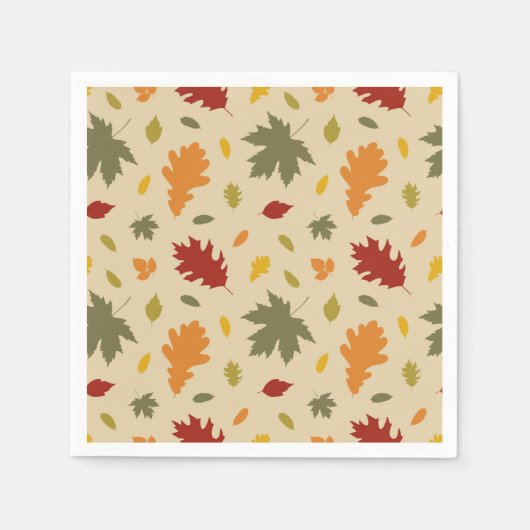 Serviettes en papier Feuilles d'automne, Fête de l (Devant)