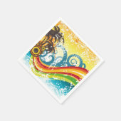 Serviettes en papier Fiesta tropicale (Coin)