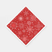Serviettes en papier - Flammes de neige (Coin)