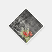 serviettes en papier fleur asiatique (Coin)