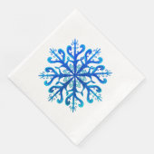 Serviettes en papier flocon de neige (Coin)
