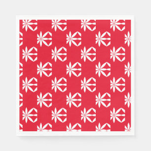 Serviettes en papier floral