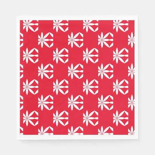 Serviettes en papier floral (Devant)