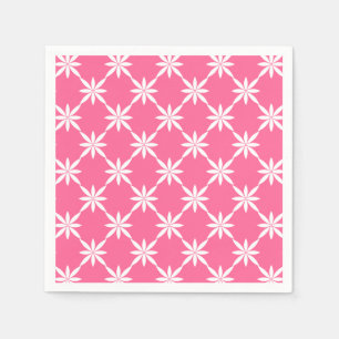 Serviettes en papier floral