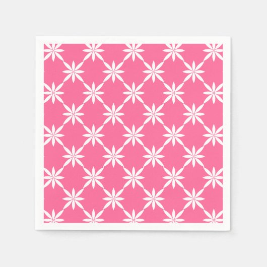 Serviettes en papier floral (Devant)