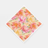 Serviettes en papier floral (Coin)