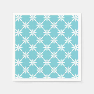 Serviettes en papier floral