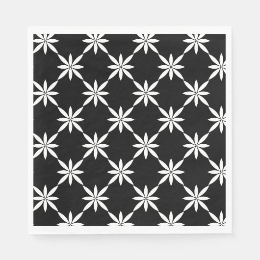 Serviettes en papier floral (Devant)