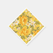 Serviettes en papier floral (Coin)