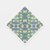 Serviettes en papier floral glorieux du matin (Coin)