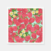 Serviettes en papier fraise (Devant)