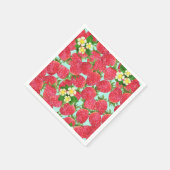 Serviettes en papier fraise (Coin)