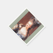 Serviettes en papier French Grey Marie Antoinette (Coin)