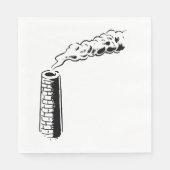 Serviettes en papier fumé (Devant)