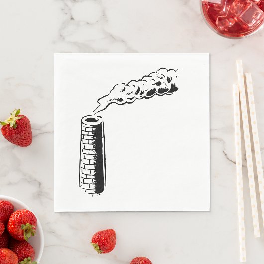 Serviettes en papier fumé