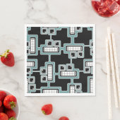 Serviettes en papier futuriste (En situation)