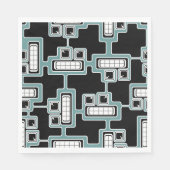 Serviettes en papier futuriste (Devant)