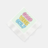 Serviettes en papier Good Vibes Only (Coin)