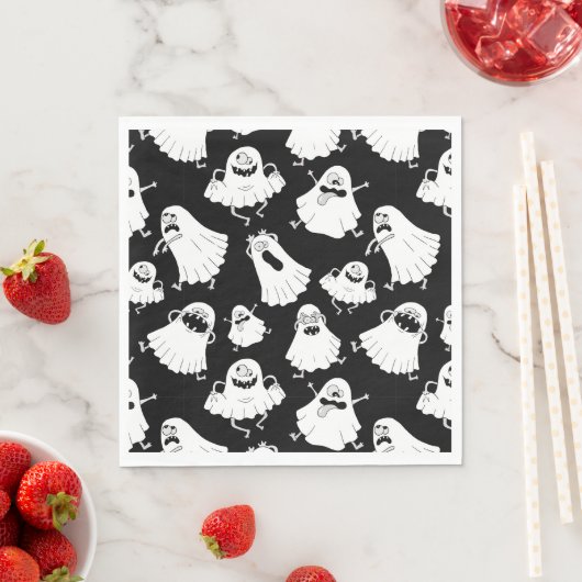 Serviettes en papier Goofy Ghosts (En situation)