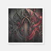 Serviettes en papier gothiques (Devant)