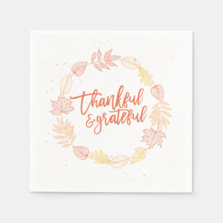 Serviettes en papier gracieux