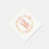 Serviettes en papier gracieux (Coin)