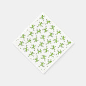 Serviettes en papier Grenouille, Fournitures de fê (Coin)