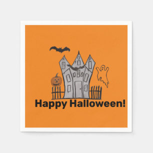 Serviettes en papier Halloween