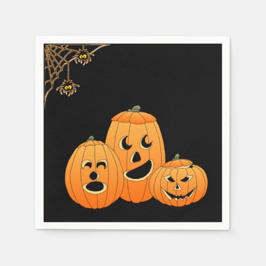 Serviettes en papier Halloween (Devant)