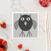 Serviettes en papier Halloween déplaisant (En situation)