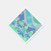 Serviettes en papier Hiver Trees (Coin)