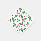 Serviettes en papier Holiday Holly (Coin)