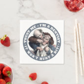 serviettes en papier humour DENTIST (En situation)