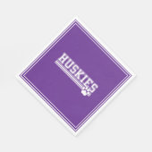 Serviettes en papier Huskies (Coin)