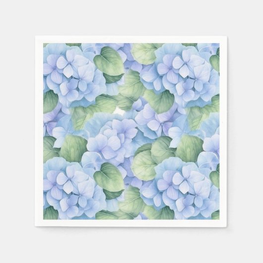 Serviettes en papier Hydrangea (Devant)