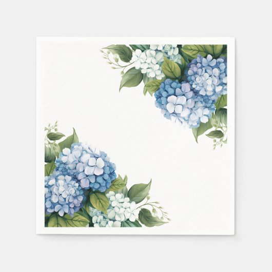 Serviettes en papier Hydrangea (Devant)