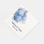 Serviettes en papier Hydrangea (Coin)