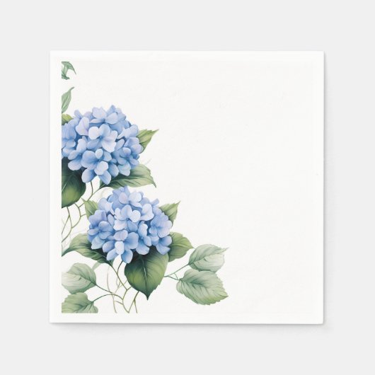 Serviettes en papier Hydrangea (Devant)