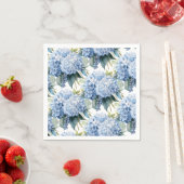 Serviettes en papier Hydrangea (En situation)
