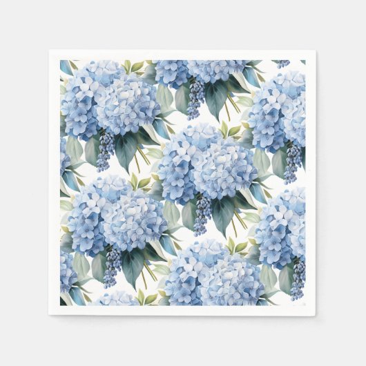 Serviettes en papier Hydrangea (Devant)