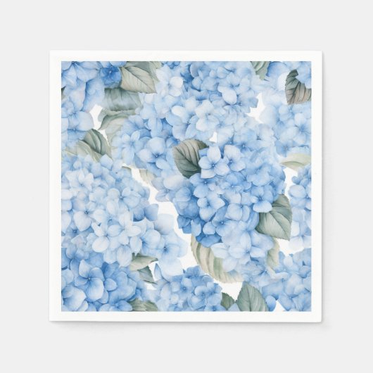 Serviettes en papier Hydrangea (Devant)