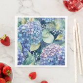 Serviettes en papier Hydrangea (En situation)