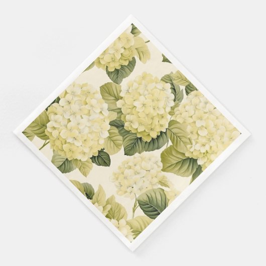 Serviettes en papier Hydrangea (Coin)