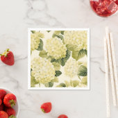 Serviettes en papier Hydrangea (En situation)